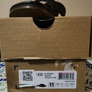 UGG Mens leather slide sandal
